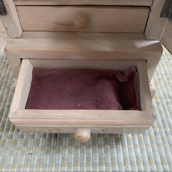 Handcrafted Wooden Jewelry Box Organizer - Picture 5 of 13